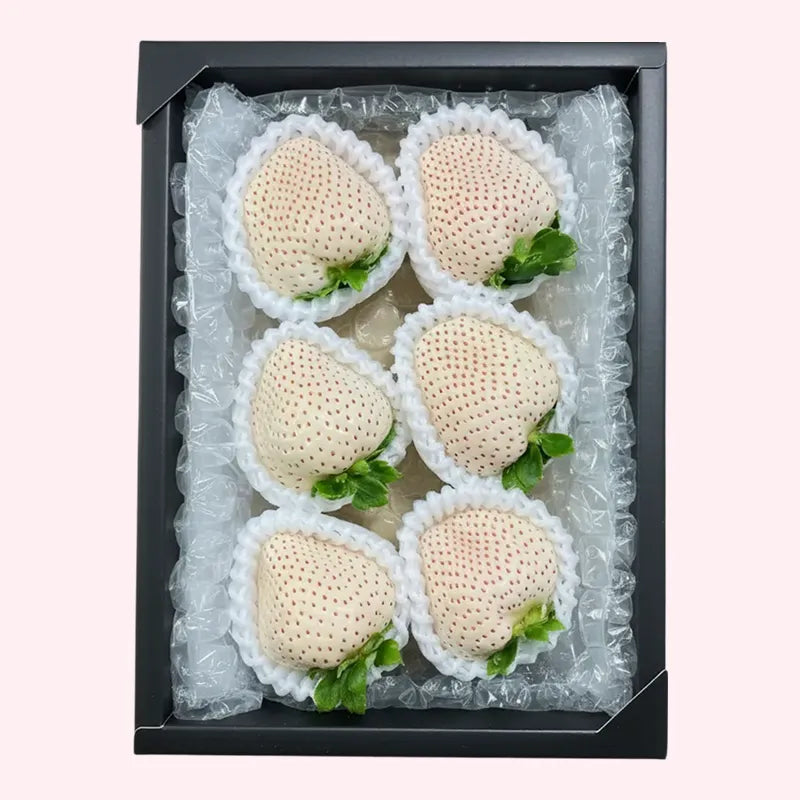 特大!!雪うさぎプレミアム🍓大玉6粒1P｜桃の香りと上品な